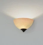 Nuvo Lighting 60/044 Tapas Wall Sconce Bronze 1 7IN Alabaster Glass. Fixed Price $23.39.