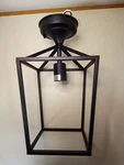Emliviar Semi-flush Mount Ceiling Light, 1-LIGHT 13'' (no Hardware). Fixed Price $10.00.