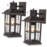 13IN Motion Sensor Porch Lights, Anti-rust 100% 2 Packs Oil-rubbed Bronze. Fixed Price $115.88.