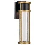 Kichler Camillo Outdoor Wall Light, Large, Black/clear Seeded - 59141BKT. Fixed Price $604.99.