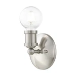 Livex Lighting 14420 Lansdale 5" Tall Commercial Wall Sconce - Nickel. Fixed Price $65.96.