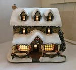 Thomas Kinkade Hawthorne Village From The Heart Gifts 2000 Christmas Lighted Box. Fixed Price $22.99.