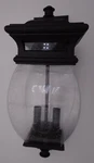 Seven Oaks 2 Light 17" Tall Outdoor Wall Sconce With Clear Seeded Glass Savoy. Fixed Price $20.00.