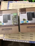 New 2X Chapter Cylindrical Outdoor Lantern Oil Rubbed Bronze Finish. Fixed Price $29.99.