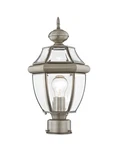 Livex Lighting 2153 Nickel Monterey 1-LIGHT Outdoor Post. Fixed Price $185.96.