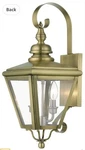 Livex Lighting, 27372-01, Adams, Outdoor Medium Wall Lantern, Antique Brass With. Fixed Price $327.99.