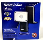 Heath Zenith Solar Led 110 Motion Wall-mount Security Floodlight Black New. Fixed Price $37.49.
