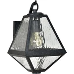 Crystorama GLA-9701-WT-BC Glacier Outdoor Wall Light Black Charcoal. Fixed Price $230.00.