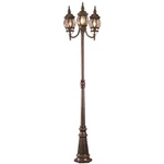 Trans Globe Niort 91' High 3 Lantern Lamp Post In Rust - 4090. Fixed Price $309.99.