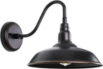 Goalplus Gooseneck Outdoor Light Fixture, 10'' Diameter 10" Dome, Bronze. Fixed Price $83.65.