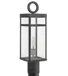 Hinkley Black Led Post Top Pier Mount Lantern From The Porter Collection. Fixed Price $185.00.