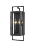 Z-lite 598S Lucian 2 Light 19" Tall Outdoor Wall Sconce Black. Fixed Price $210.00.