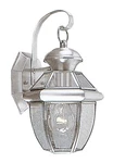 Livex Lighting 2051 Nickel Monterey 1-LIGHT Outdoor Wall Sconce. Fixed Price $117.96.