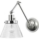 Progress Lighting Hinton Collection 1-LIGHT Brushed Nickel Clear Seeded Glass. Fixed Price $39.97.