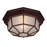 Acclaim Lighting 2002 Walnut 2-LIGHT 11"W Outdoor Flushmount Ceiling Fixture. Fixed Price $57.60.