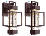 Partphoner Modern Outdoor Wall Lights 2 Pack, 15" Dusk To Dawn Sensor, Waterp.... Fixed Price $154.99.