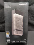 New Open Box Artika Skyler Integrated Led Wall Sconce With Bubble Glass. Fixed Price $55.00.