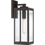 Quoizel Westover Modern Wall Sconce, 17 Inch Western Bronze 1-LIGHT Outdoor. Fixed Price $100.89.