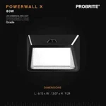Probrite 80-WATT Bronze Outdoor Led Commercial Area Light 10,000 Lumens. Fixed Price $49.95.