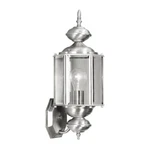 Livex Lighting Outdoor Basics Wall Lantern Brushed Nickel 2006-91. Fixed Price $177.96.