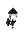 Kichler 9653BK Madison 19.75" Light Outdoor Wall Beveled Glass Black. Fixed Price $39.00.
