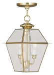 Livex Lighting 2285-02 Westover Outdoor Pendant Chandeller Polished Brass. Fixed Price $325.96.