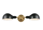 Westinghouse 6130800 Langhorne 2 Light 5" Tall Wall Sconce - Black. Fixed Price $79.99.