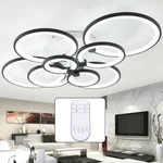 Modern Ceiling Light 8HEADS Dimmable Chandelier Led Pendant Lamp Fixture +remote. Fixed Price $81.97.