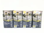 4PK Hampton Bay Ambrose Low Voltage Black Outdoor Led Path Light Flicker Flame. Fixed Price $84.99.