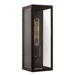 Forte Lighting Erin Outdoor Wall Lantern, Bronze/clear 1155-01-32. Fixed Price $87.42.