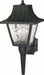 Nuvo SF77/852 Mansard Wall Lantern With Textured Acrylic Panels, Black. Fixed Price $53.99.