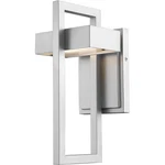 Z-lite 566S-SL-LED Luttrel 11.75 Inch Silver Outdoor Wall Light. Fixed Price $102.00.
