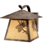 Whitebark 1-LIGHT Outdoor Wall Sconce Rustic And Lantern Style 9.75 Inches. Fixed Price $219.99.