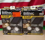 2-PACK Solar Led Spotlight Motion Sensor Outdoor Black Dual Head. Fixed Price $42.74.