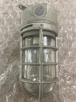Stonco Industrial Light W/glass Globe Pg Co, Metal Cage V131, And Base!. Fixed Price $59.99.
