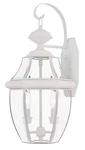 Livex Lighting 2251-03 Monterey Outdoor Wall Lantern White Nos. Fixed Price $179.99.