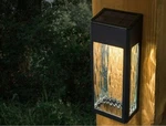 Classy Caps - Lancaster Solar Deck & Wall Light, Black. Fixed Price $47.90.