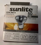 One (1) Sunlite Manufacturing Halogen Bulb Mr 16 50 Watt. Fixed Price $22.00.