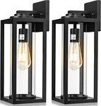 Large Outdoor Wall Lights 2 Packs Modern SENSOR-FREE-16INCH, Black. Fixed Price $79.37.