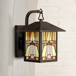 Quoizel Inglenook 10 1/2" High Valiant Bronze Outdoor Wall Light. Fixed Price $199.99.