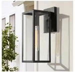 Lnc Rustic Matte Black Outdoor Wall Sconce 1-LIGHT Classic Cage Lantern. Fixed Price $37.90.