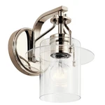 Kichler 55077PN - Everett 1 Light 9" Wall Sconce Polished Nickel. Fixed Price $69.23.
