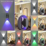 2PCS Colorful Double-headed Led Wall Lamp Sconce Porch Ceiling Light Decor. Fixed Price $28.98.