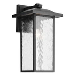 Kichler Capanna 1 Light Outdoor Wall Xl, Textured Black/clear Water - 49928BKT. Fixed Price $314.97.