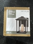 Small Exterior Wall Lantern - Home Depot Black 1007 161 932. Fixed Price $19.99.