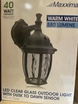 Maxxima Led Outdoor Wall Light MEL-6150W. Fixed Price $44.99.