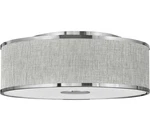 Hinkley 42009BN Halo Flush Mount, 4-LIGHT Led 68 Total Watts, Brushed Nickel. Fixed Price $269.40.
