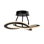 Artcraft Lighting AC7078BK Wave Semi-flush Mount Ceiling Led Fixture Black. Fixed Price $190.00.