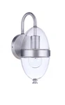 Craftmade ZA3504 Sivo 12" Tall Outdoor Wall Sconce - Silver. Fixed Price $48.77.