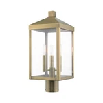 Livex Lighting 20592 Nyack 3 20" Tall Post - Brass. Fixed Price $499.96.